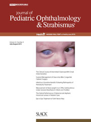 Journal of Pediatric Ophthalmology & Strabismus Cover